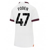 Dámy Fotbalový dres Manchester City Phil Foden #47 2023-24 Venkovní Krátký Rukáv